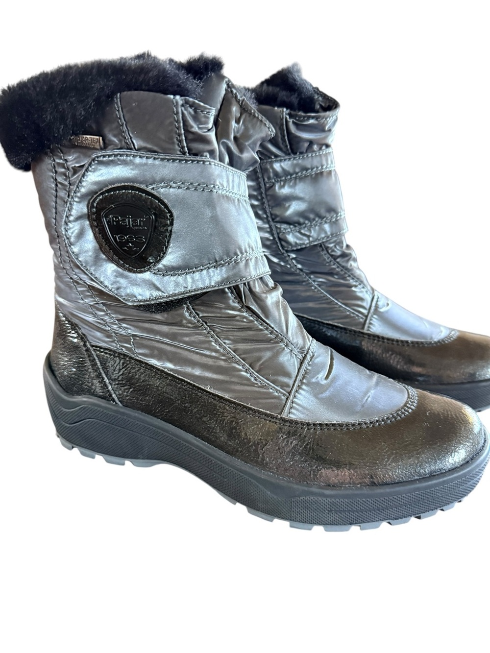 Pajar Canada "Moscou 3.0" Ice Grip Ankle Boots with Fur Cuff
